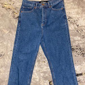 Super High Waisted Mom Jeans Express